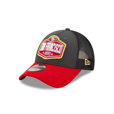 San Francisco 49ers Gorra | New Era NFL Draft 9forty Adjustable Cap Mexico - Grises